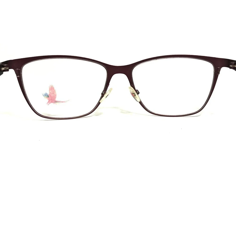 Maui Jim Eyeglasses Frames MJO2104-89M Burgundy Red Purple Cat Eye 53-15-135